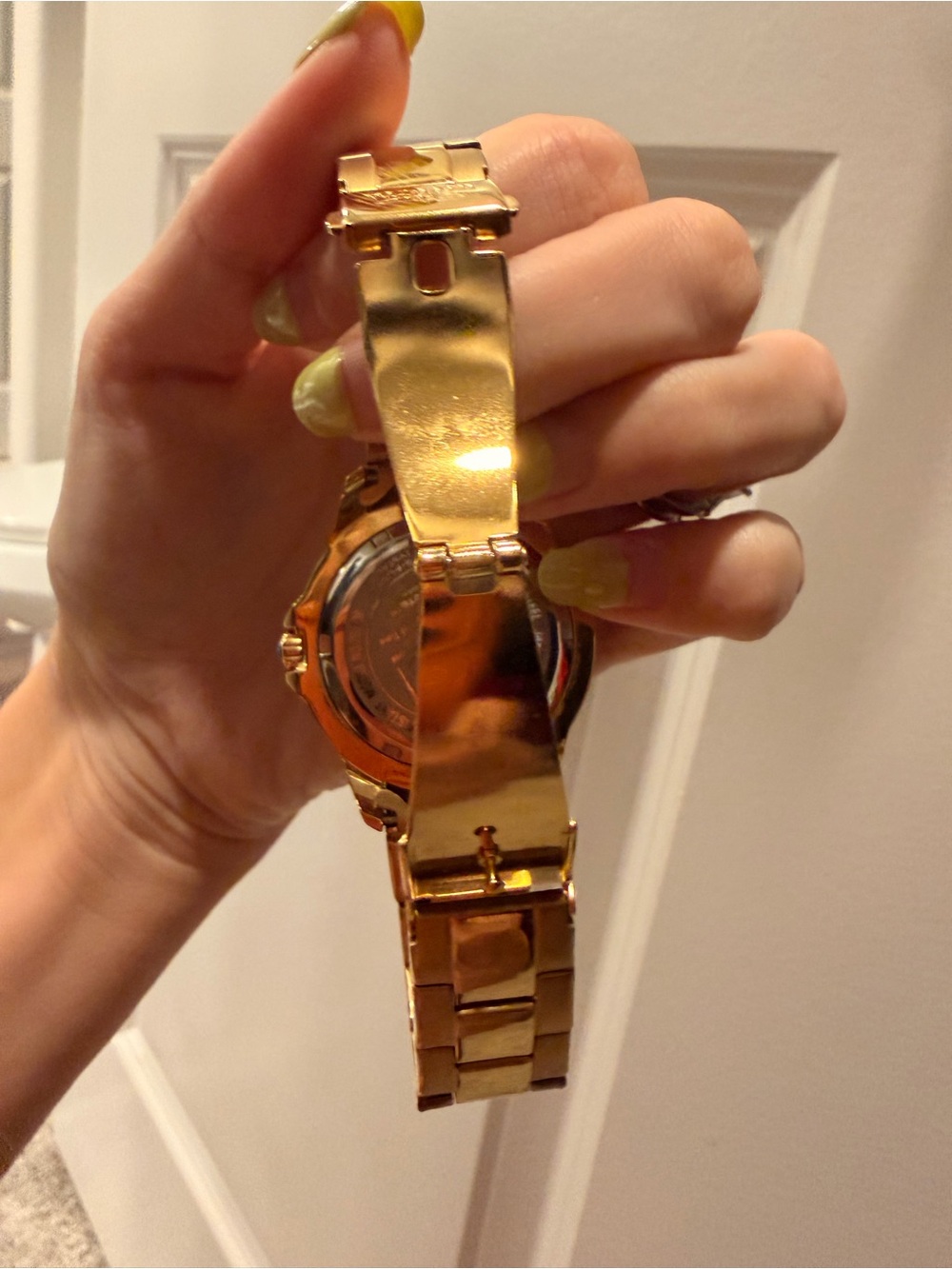 Invicta Gold-Tone Women’s Chronograph Watch with Mother-of-Pearl Dial - Picture 8 of 15